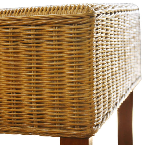 Swen Studio -  Dining Chairs 6 pcs Brown Natural Rattan